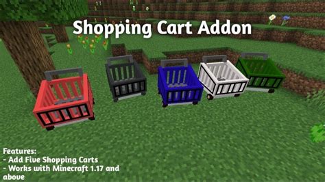 Shopping Cart Addon for Minecraft