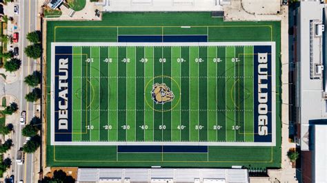 Aerial Photography Of Football Field · Free Stock Photo