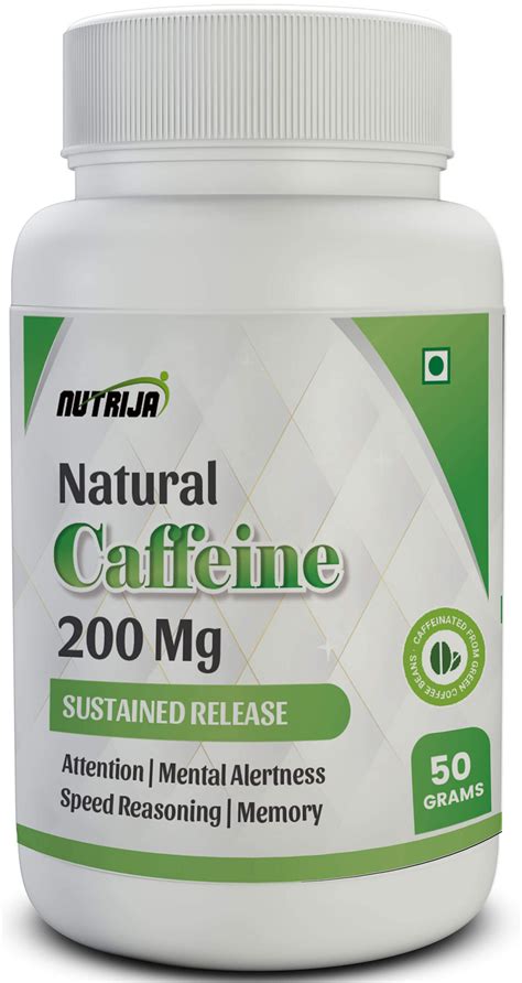 Buy Natural Caffeine Powder | All Natural Non-Crash Sustained Energy ...