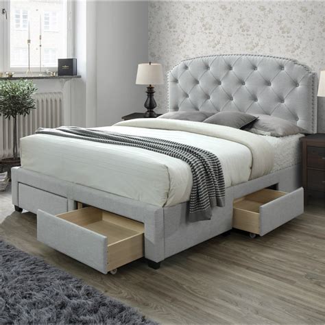 Cheap Platform Beds With Storage at joycemtillotson blog