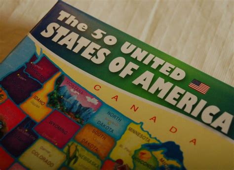 USA United States of America Map Puzzle w/ State Capitals 60 pc Learning Kids #LPF | State ...