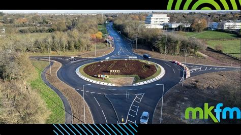 Brand new roundabout officially opens in Milton Keynes after 8 months ...