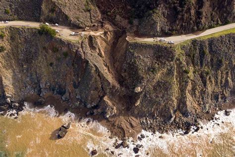 Section of California's Highway 1 Has Collapsed Due to Major Mudslide