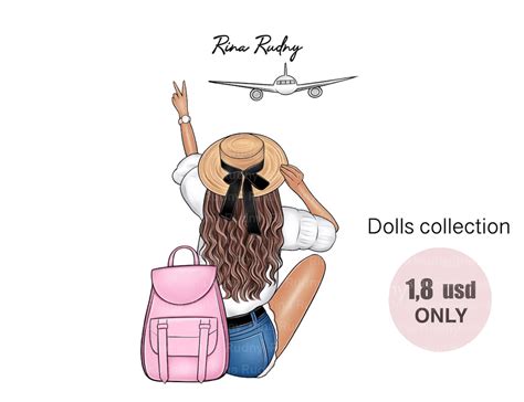 Travel Girl Clipart, Travel Png, Adventure Clipart, Wanderlust Png ...