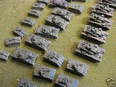 GHQ painted micro armor, 80 vehicles, NATO | #76117727