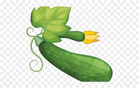 Zucchini clipart cute, Zucchini cute Transparent FREE for download on ...