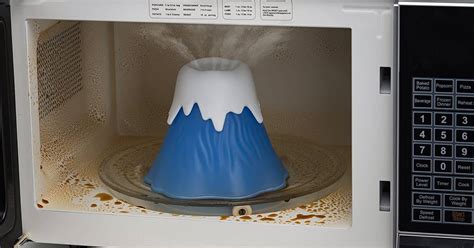 Volcano Microwave Oven Steam Cleaner | The Green Head