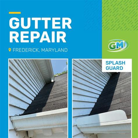 Gutter Repair and Splash Guard Install | Frederick, Maryland - GutterMaid