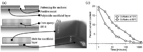 (a) A schematic of he fabrication process. The polyimide layer is... | Download Scientific Diagram