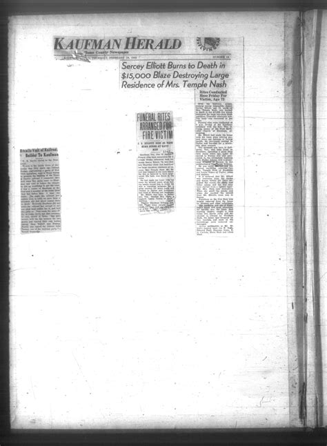 Kaufman Herald (Kaufman, Tex.), No. 11, Ed. 1 Thursday, February 18, 1943 - The Portal to Texas ...