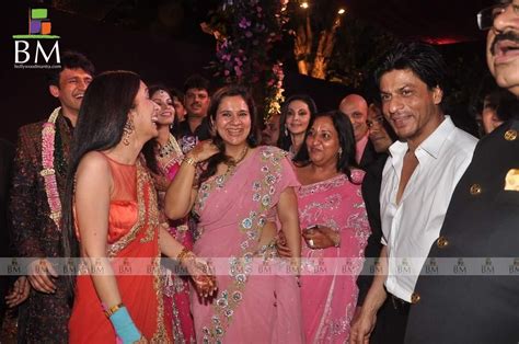 Shahrukh Khan | Advait and Priyanka Chaturvedi Family Wedding Photo #36