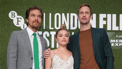 Alexander Skarsgard, Florence Pugh, & Michael Shannon Premiere ‘Little Drummer Girl’ in London ...