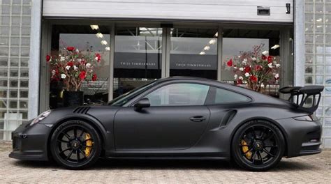 Matte Black Porsche GT3 RS (1155x646) : carporn