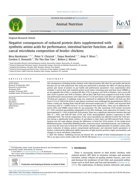 (PDF) Negative consequences of reduced protein diets supplemented with synthetic amino acids for ...