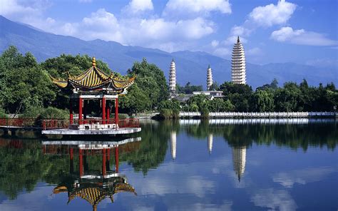 Lago 1920x1200 en las estribaciones de China Wallpaper and Image - Fondo de pantalla de China ...