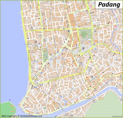 Padang Map | Indonesia | Detailed Maps of Padang