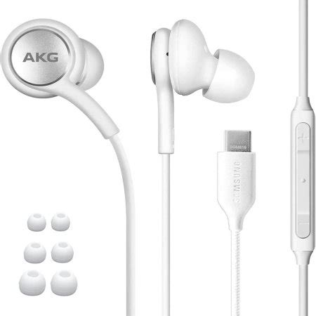 Official Samsung AKG USB Type-C White Wired Earphones - For Samsung ...