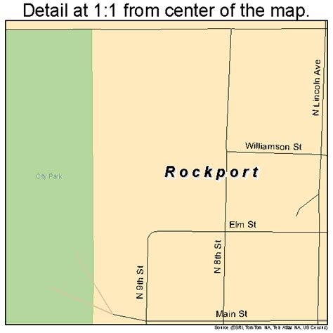 Rockport Indiana Street Map 1865484