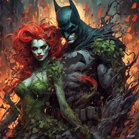 Batman and Poison Ivy by Valanguard on DeviantArt