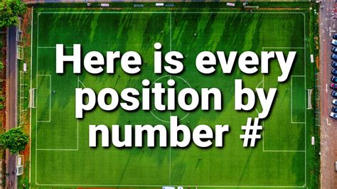 Football Position Numbers