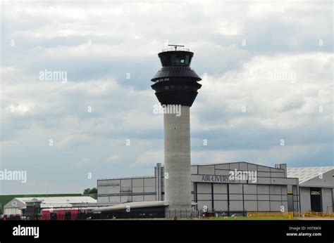 The New Control Tower At Manchester Airport, Manchester , UK Stock ...