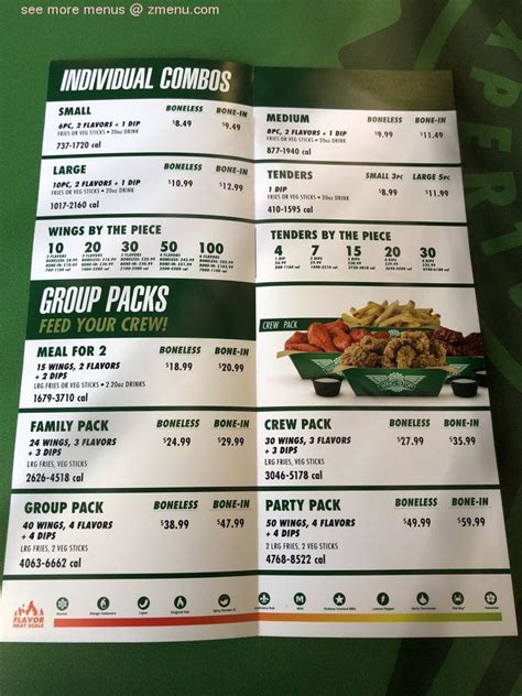 Online Menu of Wingstop Restaurant, Portsmouth, Virginia, 23707 - Zmenu