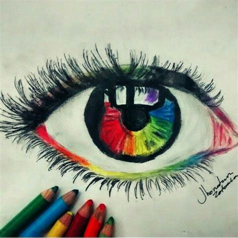 Ojos de colores Complimentary Colors, Primary Colors, Colorful Drawings, Art