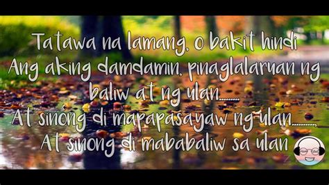 Awit Ng Kabataan By Rivermaya Lyrics - awit tiwisita