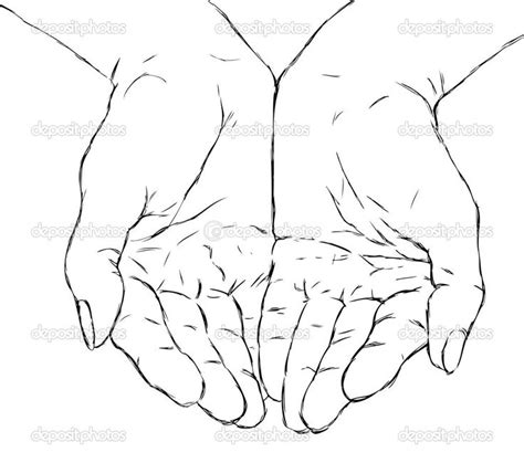 how to draw hands holding water - angblogniem