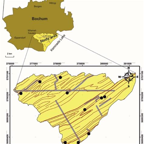 Location map of the abandoned coal mines | Download Scientific Diagram