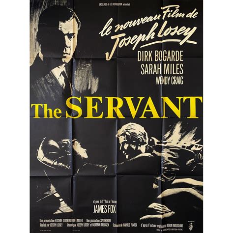 THE SERVANT French Movie Poster - 47x63 in. - 1963