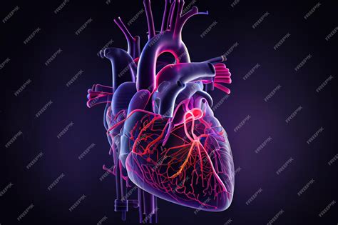 Premium Photo | Wonderful anatomy of human heart on ecg medical ...