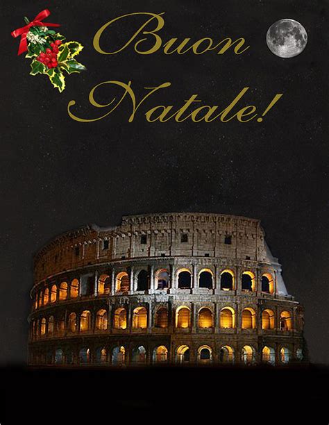 Italian Christmas Card Rome Mixed Media by Eric Kempson