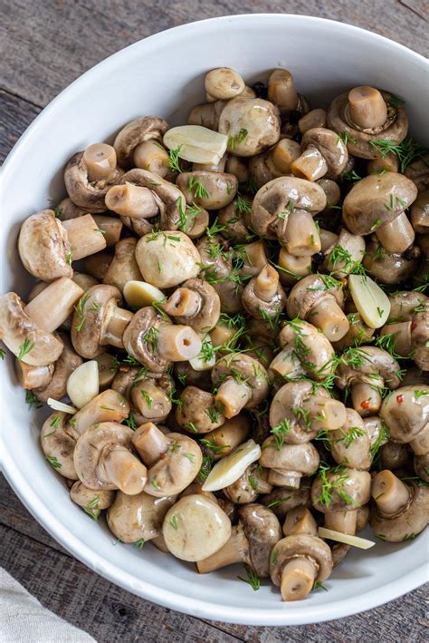 Pickled Mushrooms (So Easy) - Momsdish