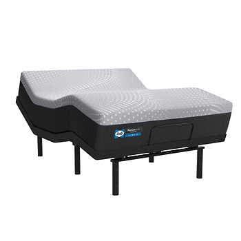 Sealy Posturepedic Luxury Hybrid Oceane Firm Mattress with Adjustable ...