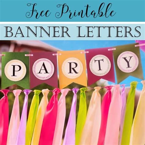 Free Printable Banner Letters | Customize online & Print at Home