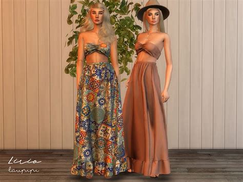 Sims 4 Boho & Hippie CC: Best Clothes And Styles To Download – FandomSpot | Boho dress, Sims 4 ...