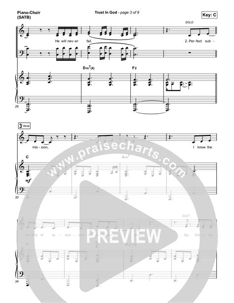 Trust In God (Radio) Sheet Music PDF (Elevation Worship) - PraiseCharts