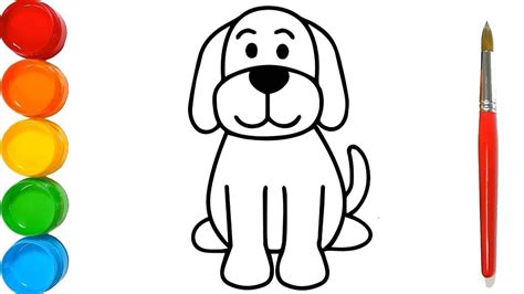 Dog Picture For Kid Drawing - PetsWall