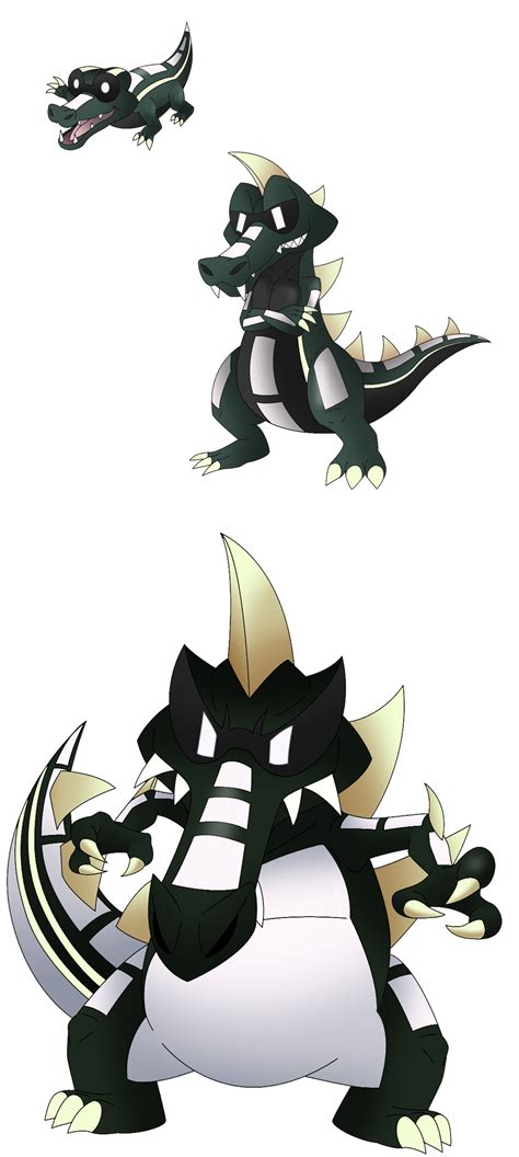 Xicome Shiny Sandile Krokorok Krookodile by That-One-Leo on DeviantArt