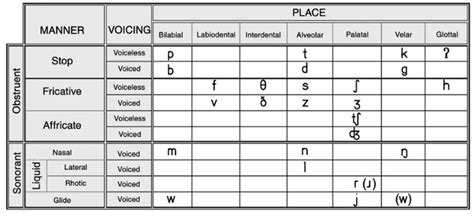 consonant chart ipa english - Google Search | Consonant, Phonetic ...