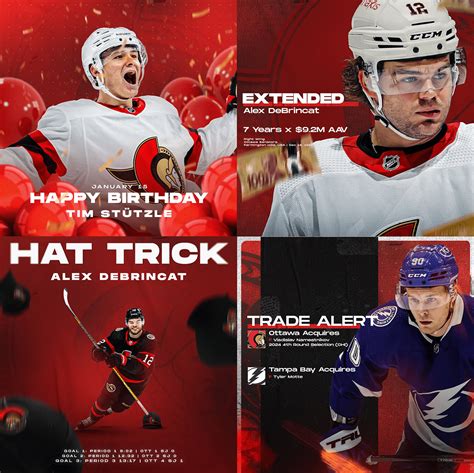 Ottawa Senators 2023-24 Social Rebrand on Behance