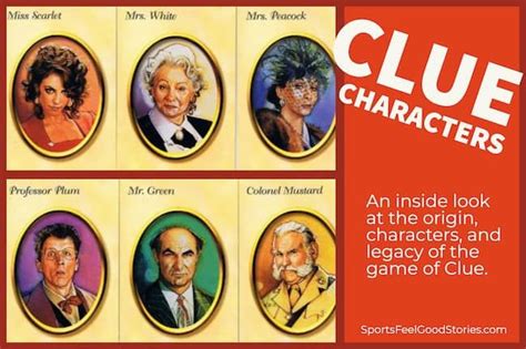 Clue Characters, Rooms and Rules of this Popular Board Game | Clue game ...