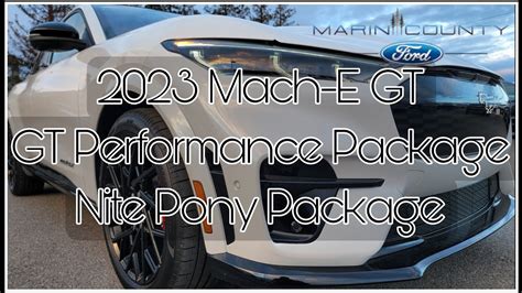 2023 Mustang Mach-E GT | GT Performance Package | Nite Pony Package - YouTube