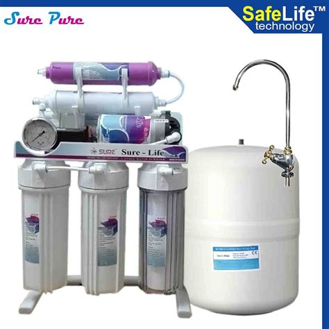 Sure Pure Five Stage RO System Water Filter - Safe Life Technology