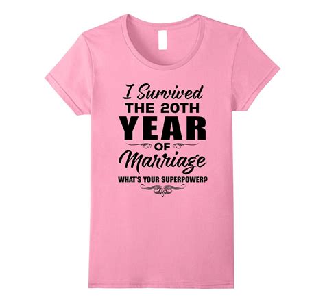 I Survived T-Shirt – 20th Wedding Anniversary Gift Ideas