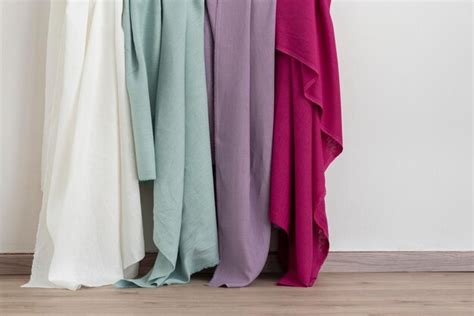 Premium Photo | Different colors linen fabric