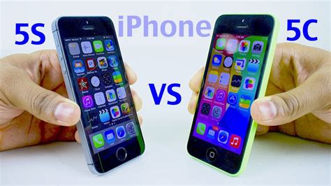 iPhone 5S vs iPhone 5C Comparison - YouTube