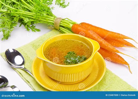 Clear broth stock photo. Image of appetizer, culinary - 23487000