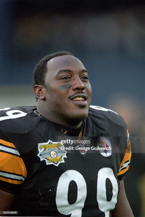 Linebacker Levon Kirkland of the Pittsburgh Steelers looks on from... News Photo - Getty Images